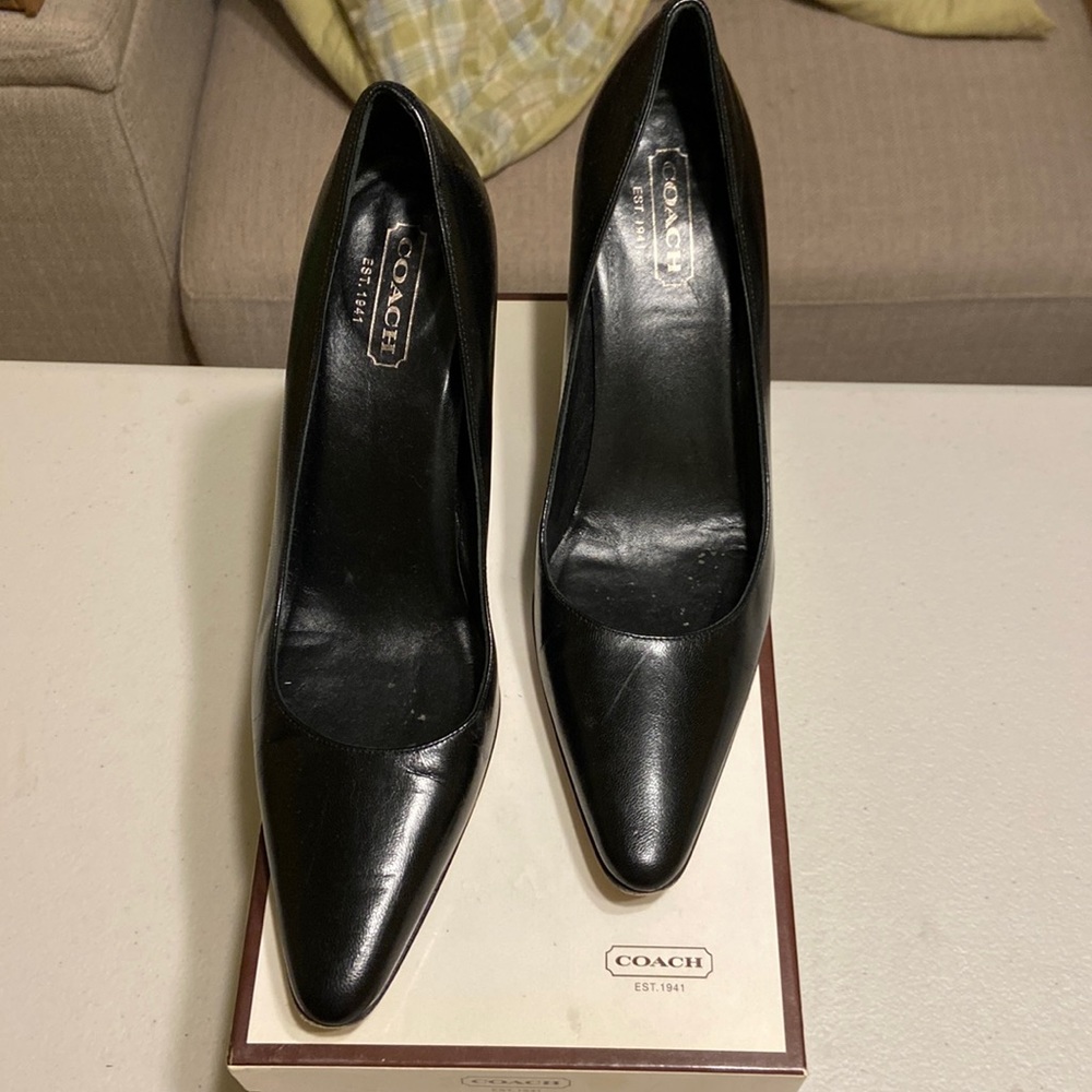 Coach Black Pumps Sz 8.5